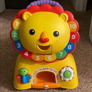 Ride on or push lion for baby/toddler